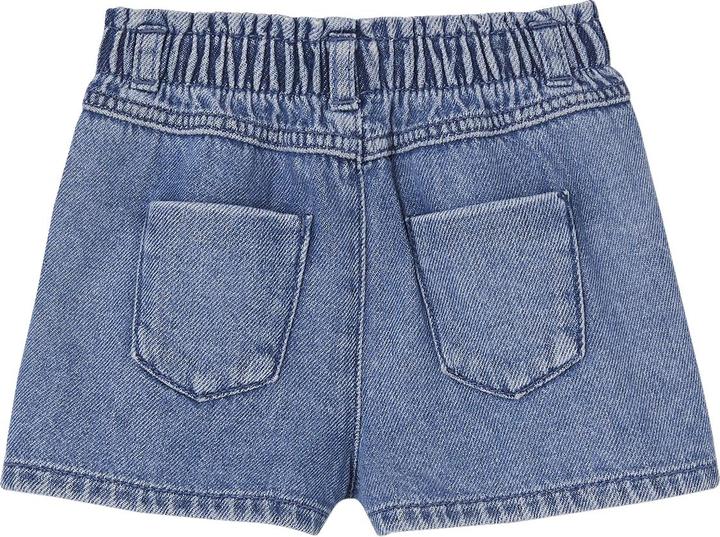 Image du produit Vertbaudet Short en jean bébé avec broderie florale (92)
