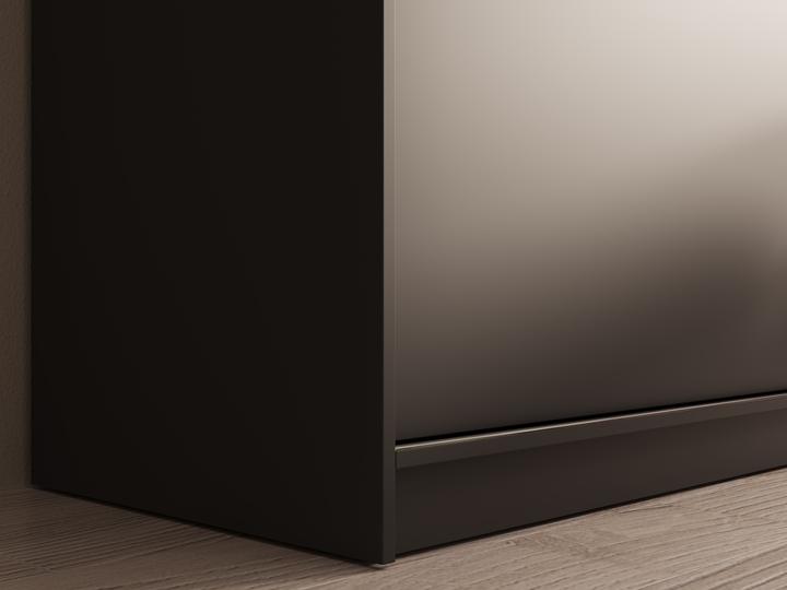 Actual product image ADRK Furniture Sliding-door wardrobe with mirror Hailey 120 (120 x 60 x 205 cm)
