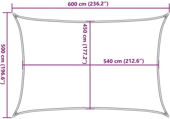 Image du produit VidaXL Sonnensegel (5 x 6 m)