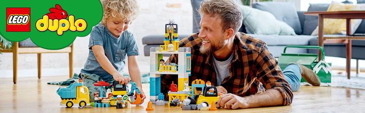 Actual product image LEGO Large construction site with light and sound (10933)