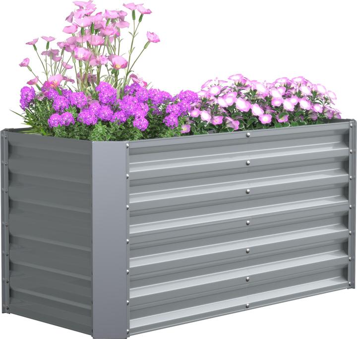 Actual product image VCM Metall Pflanzbeet Hochbeet 120x60 Galdo