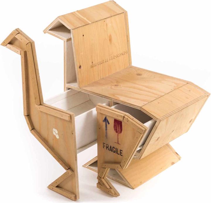 Seletti Invio di animali d'oca (65 x 38,5 x 66 cm)