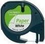 Produktbild Dymo Papierband schwarz auf weiss (1.20 cm, Weiss)