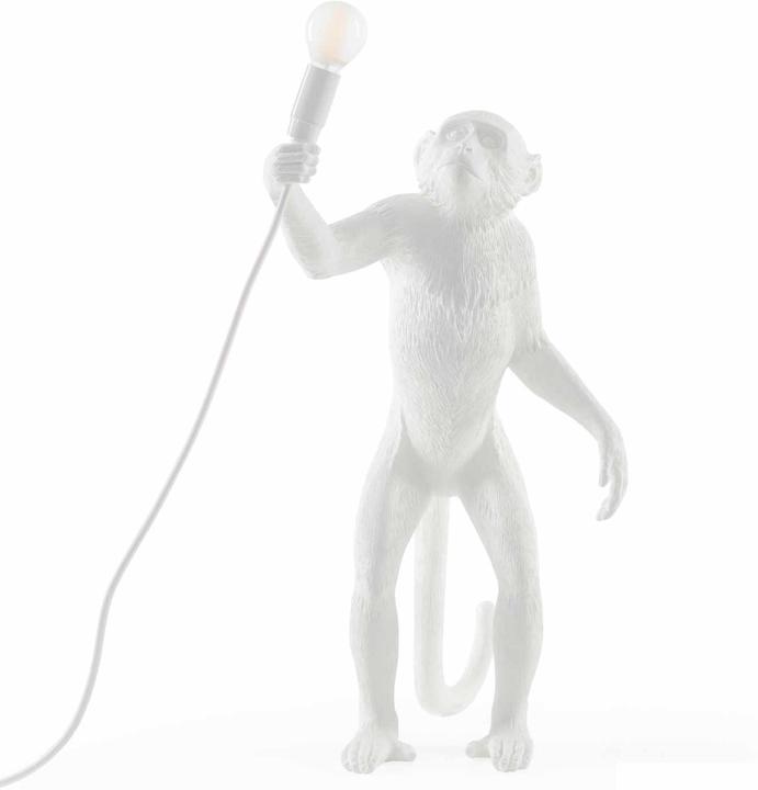Actual product image Seletti Monkey Lamp White Led Lamp (350 lm, E14)