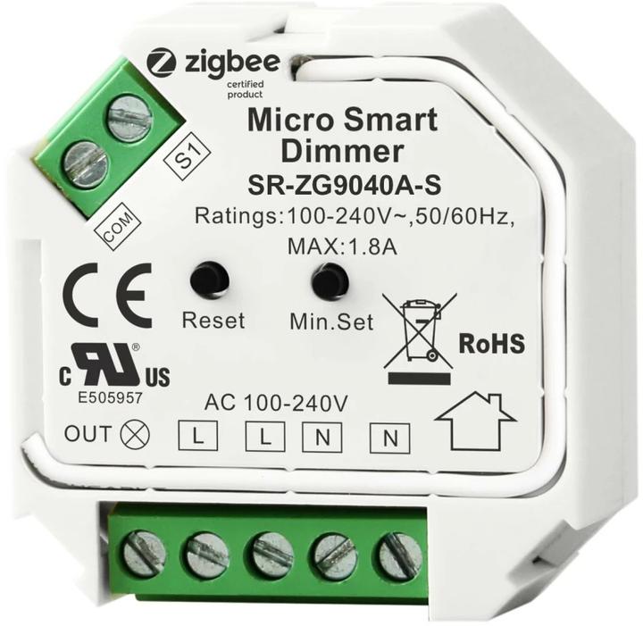 Actual product image Sunricher Radio dimming actuator ZigBee 3.0 400 W RC Single Line (Dimming actuator)