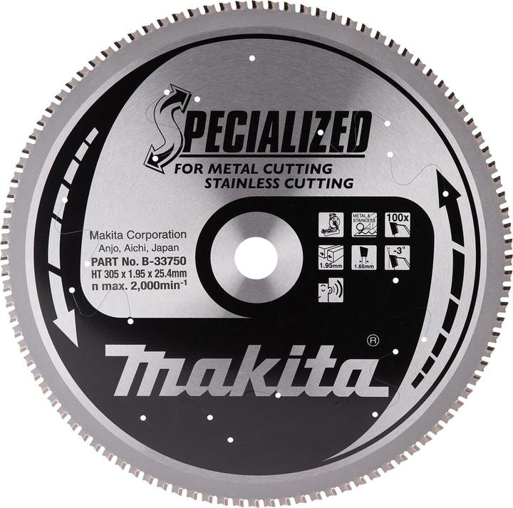 Produktbild Makita SPECIALIZED Sägeblatt für Metall & Edelstahl Ø 3055x100Z
