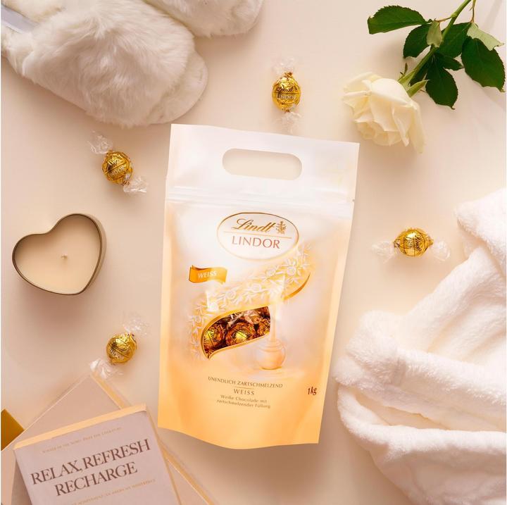 Immagine prodotto Lindt Lindor White (1000 g)