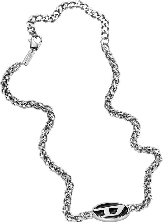 Image du produit Diesel Collier en acier (Acier inoxydable, Émail)