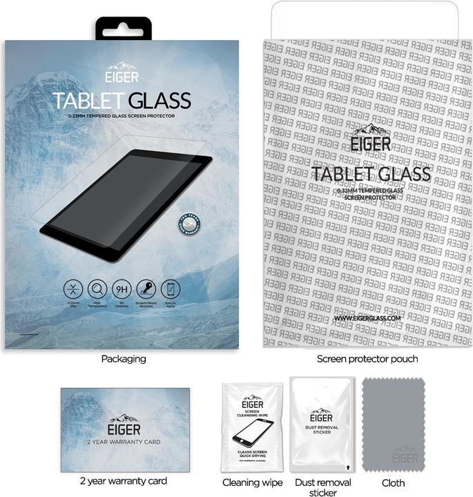 Immagine prodotto Eiger Mountain Glass Clear Tablet (1 Pezzo/i, Galaxy Tab S4 10.5 (2018))