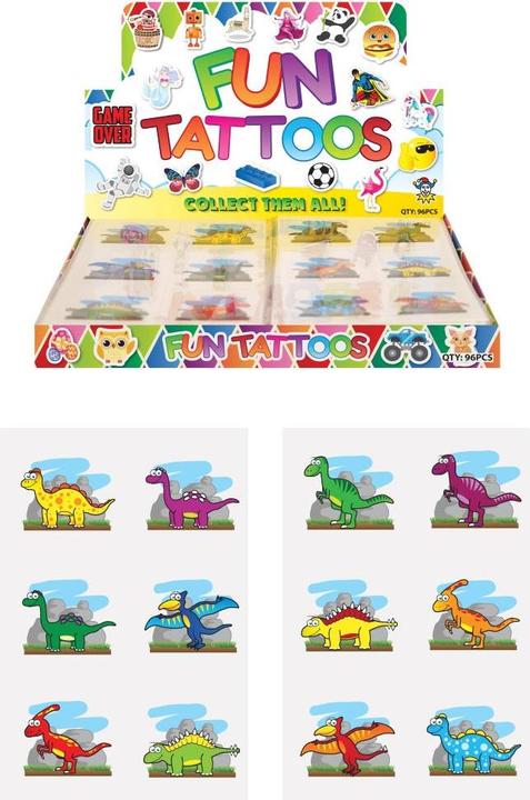 Produktbild Henbrandt 6 Süsse Dinosaurier Tattoos 4cm
