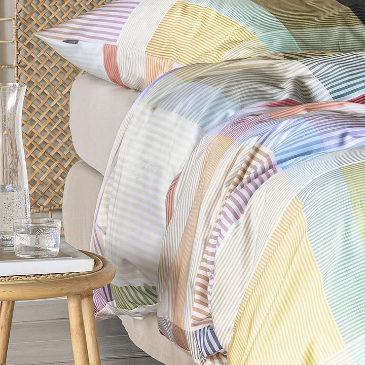 Produktbild Irisette Mako-Satin Bettwäsche Magic Schiedam multi (Bettwäsche Set, 155x220 cm + 80x80 cm)