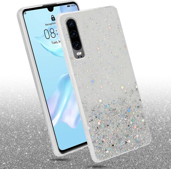 Image du produit Cadorabo Housse en TPU avec paillettes pour Huawei P30 (Huawei P30)