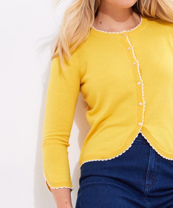 Image du produit Joe Browns Frilly Scoop Neck Cardigan (36)