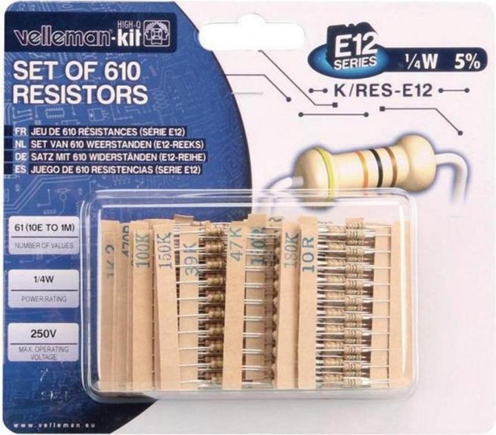 Velleman K/RESE12 Widerstands Set