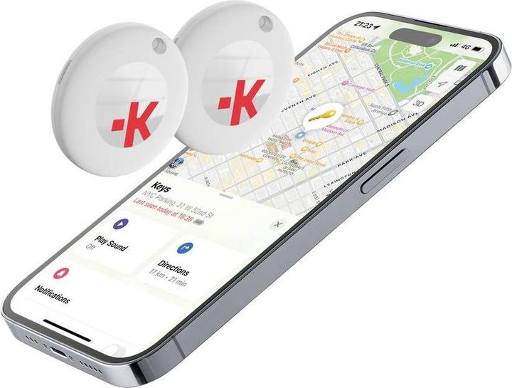 Actual product image Skross eTAG X2 GPS luggage tracker, multifunction tracker white