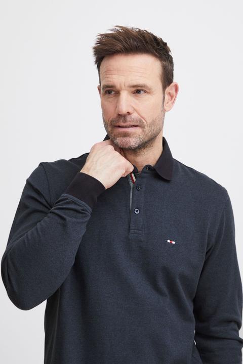 Actual product image FQ1924 FQPETER two tone polo pique LS 21900726 (L)