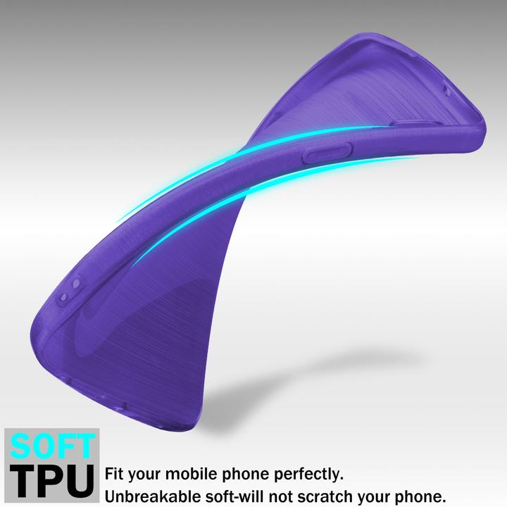 Actual product image Cadorabo Case for Samsung Galaxy A20s in TPU Brushed Camera Protector LM160 Style (Samsung Galaxy A20s)