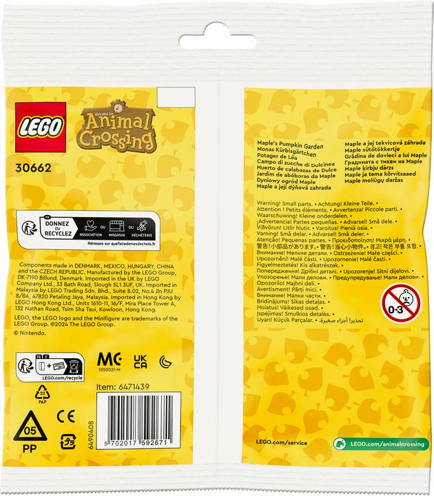 Actual product image Animal Crossing Mona's pumpkin garden (30662, LEGO Animal Crossing)