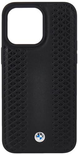 Image du produit BMW BMHCP15X22RFGK iPhone 15 Pro Max 6.7" czarny/black Motif en cuir Diamond (Apple iPhone 15 Pro Max)