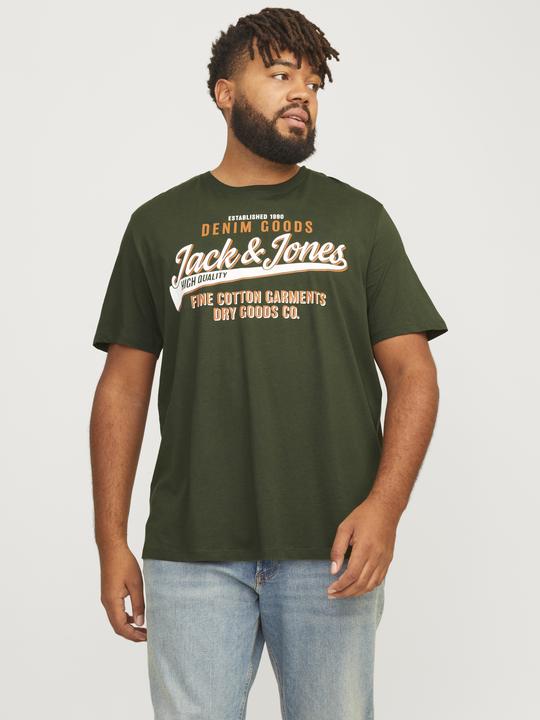 Image du produit Jack & Jones Jjelogo Tee Ss O-Neck 2 Col Aw24 S Pls (7XL)