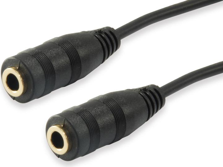 Produktbild equip Audio Splitter Y-Kabel (0.13 m, 3.5mm Klinke (AUX))