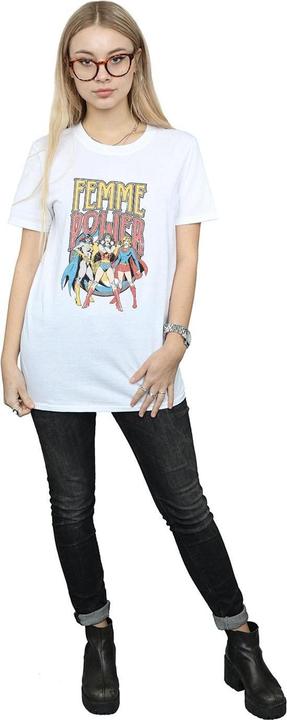 Immagine prodotto Maglietta da donna/ragazzo Femme Power in cotone Boyfriend (3XL)