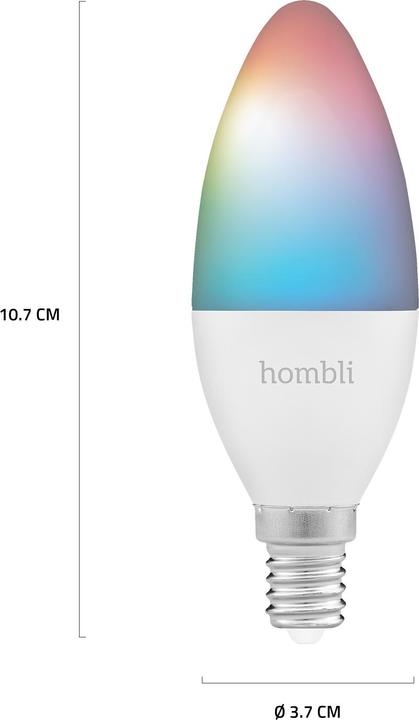 Produktbild Hombli Smart Bulb (E14, 4.50 W, 385 lm, 2 x, F)