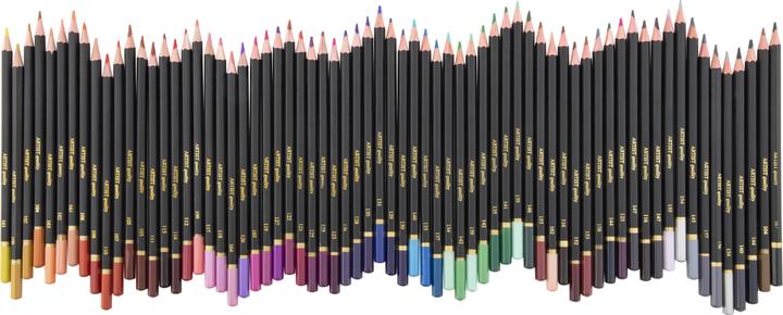Actual product image Craft Colouring pencils, 68 pcs in wooden box - (K-CR0472/GEA) (Multicoloured, 68 x)