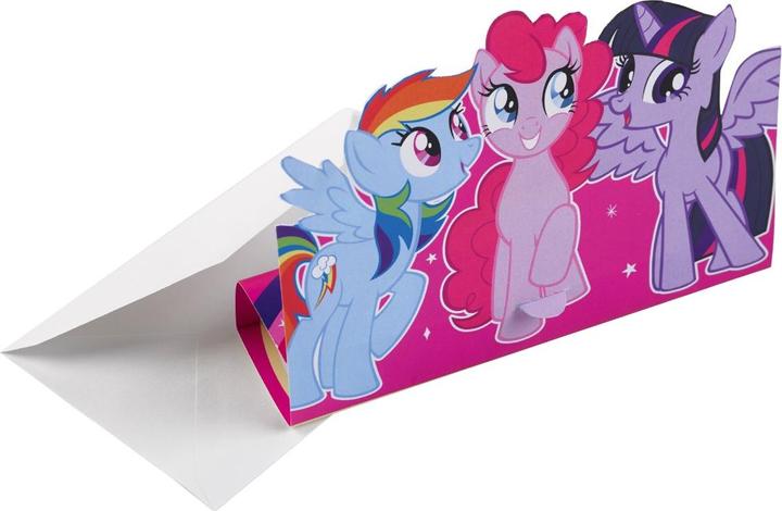 Produktbild Amscan Einladungskarten My Little Pony