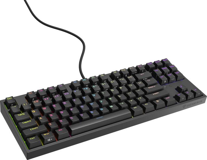 Actual product image Genesis Klawiatura THOR 404 TKL Gateron Yellow Pro (NKG-2069) (Eng. Int., Cable)