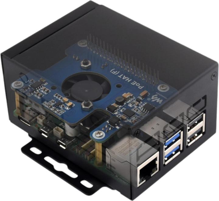 Image du produit WaveShare Boîtier métallique industriel (D) pour Raspberry Pi 5
