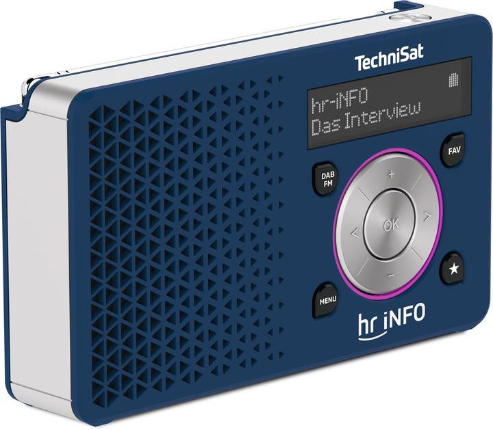 Actual product image TechniSat Digitradio 1 hr iNFO Edition dark blue/silver - mono (DAB+, VHF)