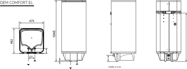 Nährwerte und Zutaten AEG Haustechnik DEM 80 Comfort EL Wandspeicher, 80 Liter, energiesparend, gradgenau, 230 V mit Stecker, VDE geprüft
