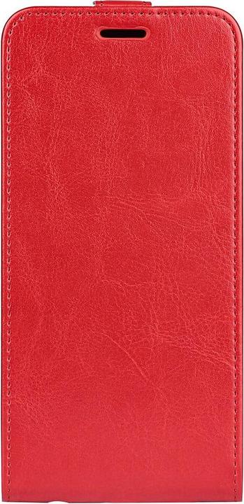 Actual product image Cover-Discount iPhone 15 Pro Max - Classic Flip Case Vertical Red (Apple iPhone 15 Pro Max)