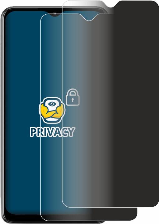 Produktbild BROTECT Sichtschutzfolie Anti-Spy Privacy Folie Blaulicht-Schutz (2 Stück, Samsung Galaxy M12)