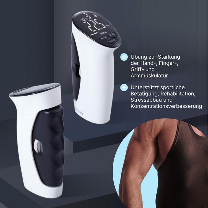 Immagine prodotto Hermex Dinamometro elettronico per le mani EH201R Esercitatore per le mani Esercitatore per la forza della