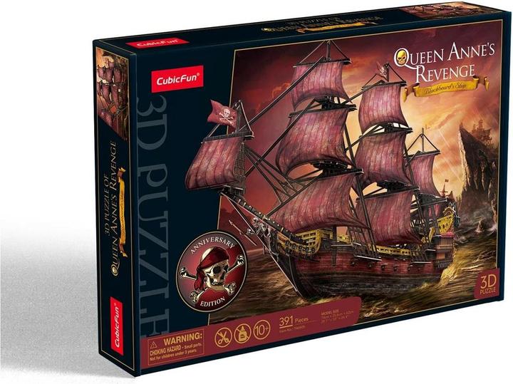 Cubicfun 3D Puzzle Queen Annes Revenge 391 Teile (391 Teile)