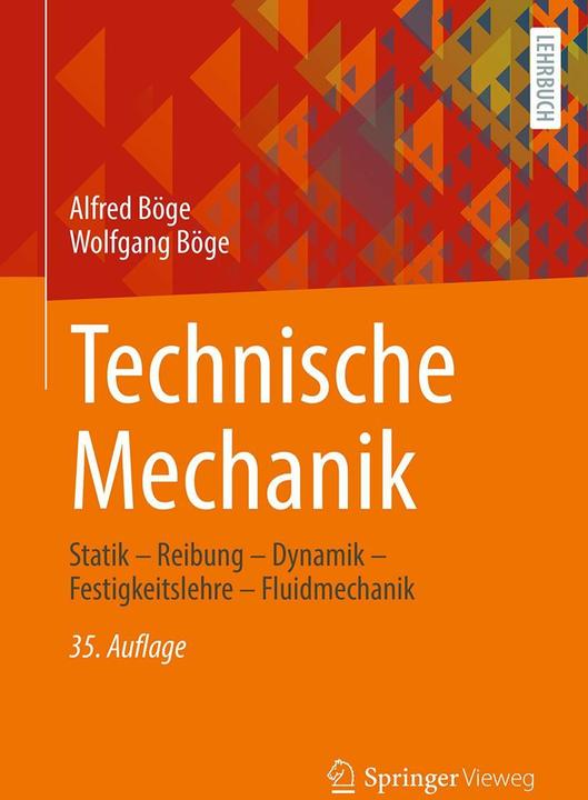 Image du produit Technische Mechanik (Allemand, Wolfgang Böge, Alfred Böge, 2024)