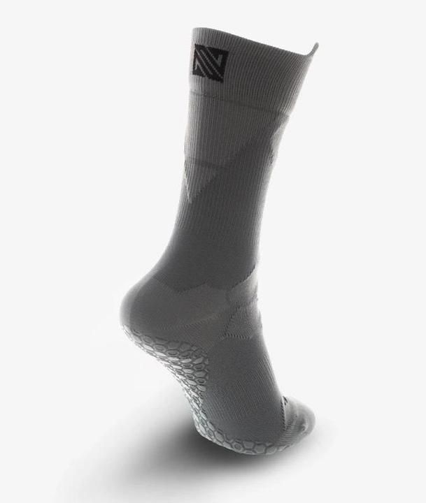 Produktbild NovoSoxx Fussballsocken Gr. 42-47 Grip Socken Fussball Strümpfe GripSoxx Grau (42 - 47)