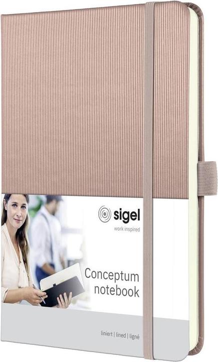 Produktbild Sigel Conceptum CO401 Notizbuch liniert Rosa Anzahl der Blätter: 97 DIN A5 hoch (Liniert, Harter Einband)