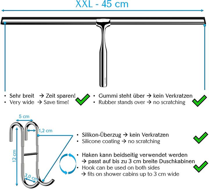 Produktbild Cocofy Duschwandabzieher