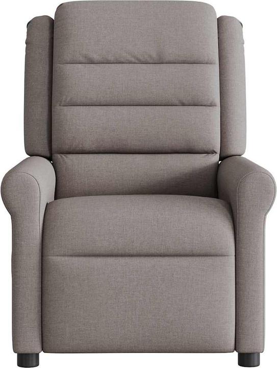Productafbeelding VidaXL Massage fauteuil Taupe stof Massage TV fauteuil Fauteuil met massagefunctie