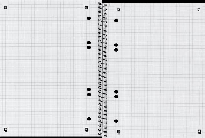 Actual product image Oxford Collegium block (A5, Checked, Hardcover)