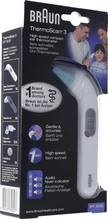Actual product image Braun ThermoScan 3 IRT3030 (Ear)