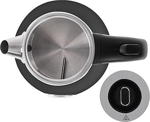 Produktbild Camry CR 1344 Electric kettle with a thermometer 1,7L, Black (1.70 l, EU-Stecker)