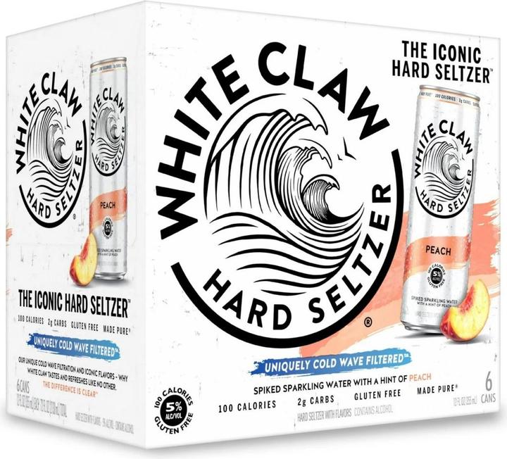 Image du produit White Claw Caisse Peach / (24 x 35,5 cl)