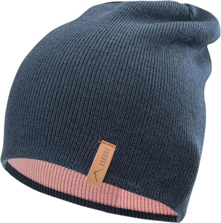 Elbrus Doppelseitige Damen-Wintermütze Trend Wos in Schwarz und Rosa