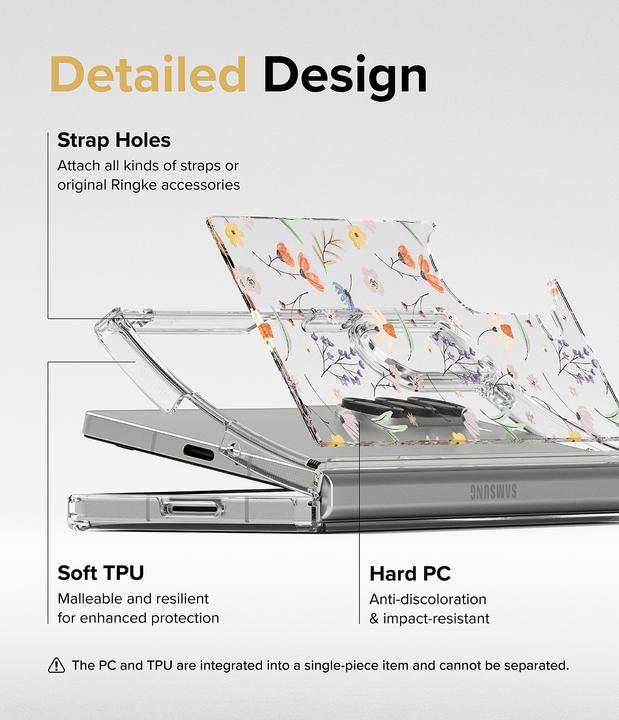 Produktbild Ringke Case for Galaxy Z Fold 6 FUSION DESIGN DRY FLOWERS (Samsung Galaxy Z Fold6)