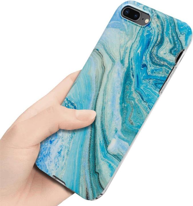 Immagine prodotto Cadorabo IMD TPU Colourful Marble Cover (Apple iPhone 7 Plus, Apple iPhone 7s Plus)