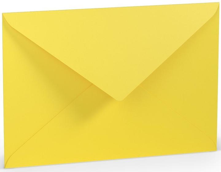 Actual product image Magni 220711543 - Coloretti envelopes, 80 g/m², DIN C5, golden yellow, 5 pieces (C5, 5 x)